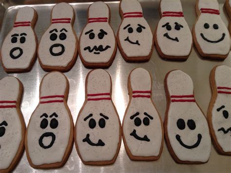 Bowling Pin And Ball Sugar Cookies Sugar Cookies Sugar Cookie Cookies