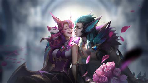 Star Guardian Xayah And Rakan K Wallpaper Hd Games Wallpapers K