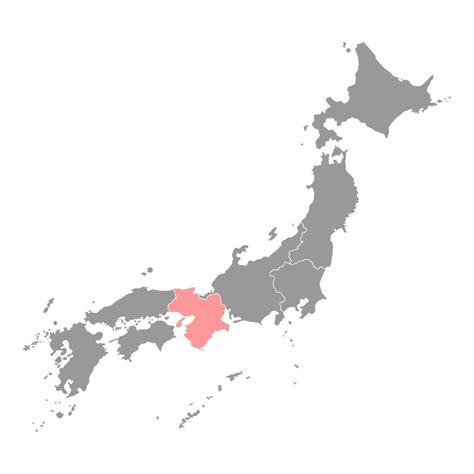 Kansai map, Japan region. Vector illustration 20647212 Vector Art at ...