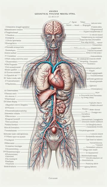 Un Diagrama De Un Cuerpo Humano Con La Palabra Anatom A Humana Imagen