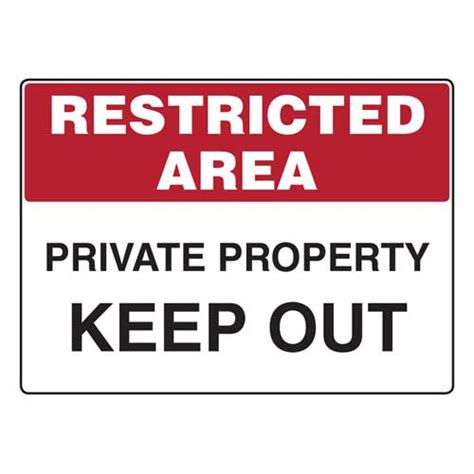 Private Property Keep Out | Safety Signs Direct