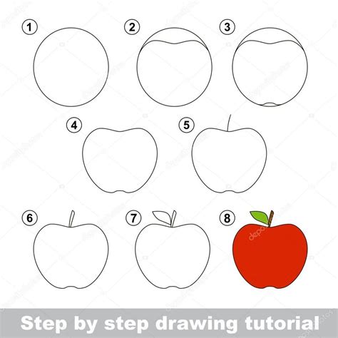 Como Dibujar Una Manzana Paso A Paso Themeloader