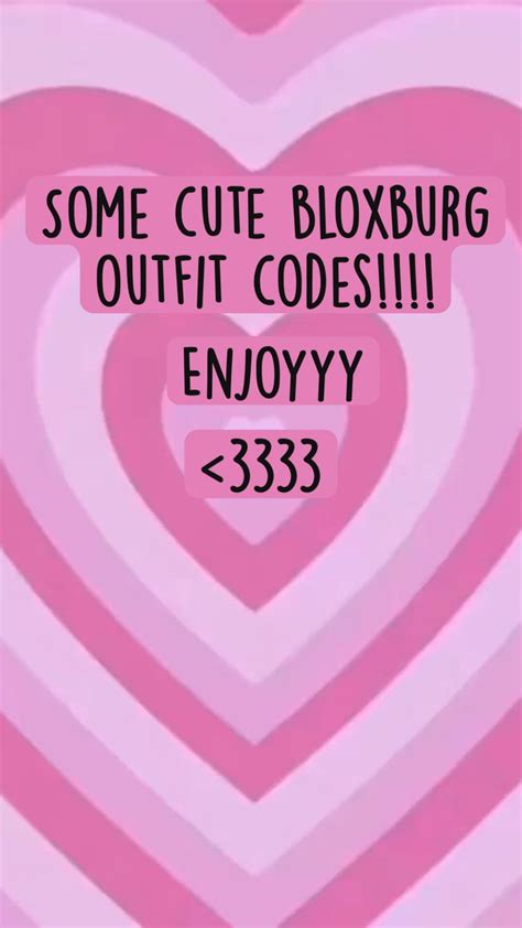 Some cute bloxburg outfit codes!!!! | Coding, Roblox roblox, Bloxburg ...