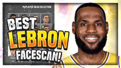 Nba K How To Get The Lebron James Face Scan Face Creation Make