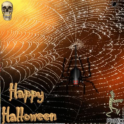 Web Spider Happy Halloween Gif Pictures, Photos, and Images for Facebook, Tumblr, Pinterest, and ...