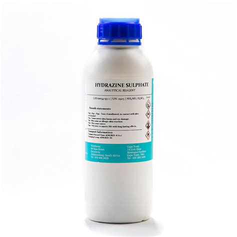 Hydrazine Sulphate AR Lab Chemicals AR CP Reflecta