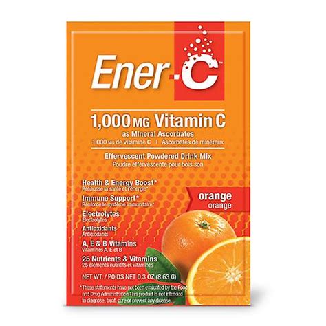 Ener C Vitamin C Multivitamin Drink Mix Mg Orange Packets