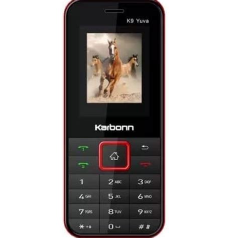 Black Karbonn K9 Mobile Phones Memory Size 32GB Digital Rear At Rs