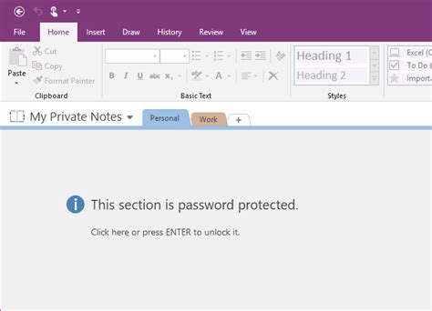 How To Password Protect Your Notes In Onenote 2016 Alkemy