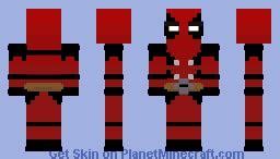 Deadpool Minecraft Skin