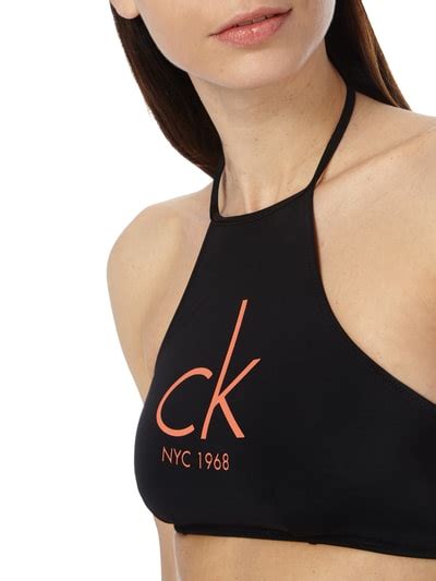 Calvin Klein Underwear Bikini Oberteil Mit Neckholder Black Online Kaufen