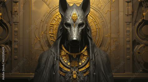 Guardian Of The Afterlife A Mysterious Portrait Of Anubis The Jackal