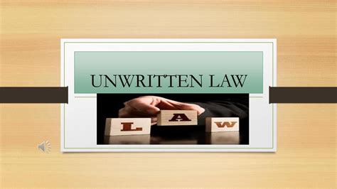 Unwritten Law In Malaysia Karen Grant