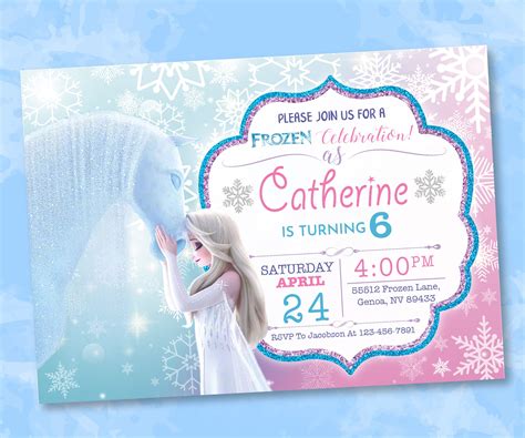 Frozen Invitation Templates Editable With Ms Word Artofit