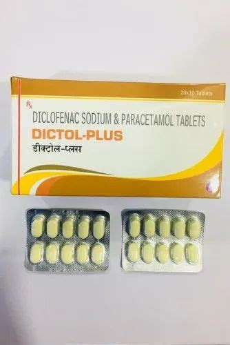 Dictol Plus Diclofenac Sodium Paracetamol Tablets At Rs 500 Piece In