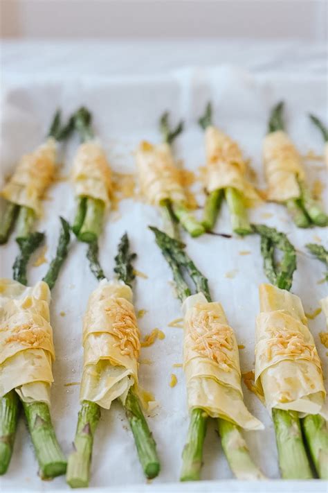 Phyllo Wrapped Asparagus