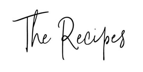 Recipes Word Art