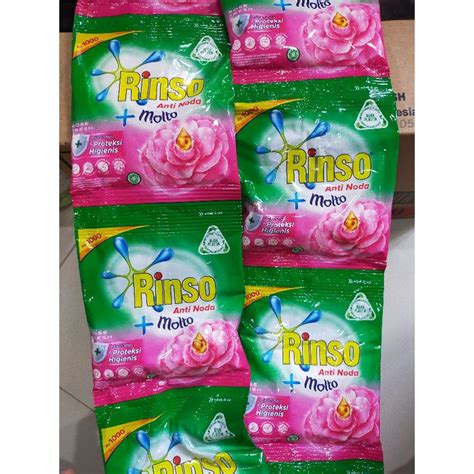 Jual Rinso Molto Rose Fresh Sachet 6x40gr Per Renceng Shopee Indonesia