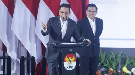 Anies Janji Revisi Kembali Uu Kpk Jika Jadi Presiden Di