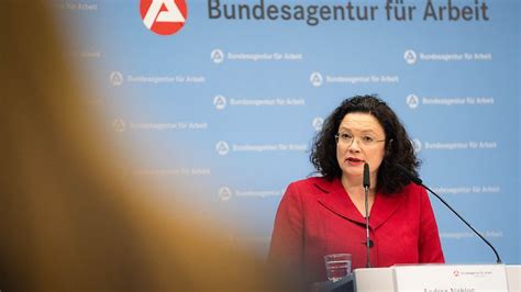 Spirit Noch Nicht Da Arbeitsagentur Chefin Nahles Fordert Neue