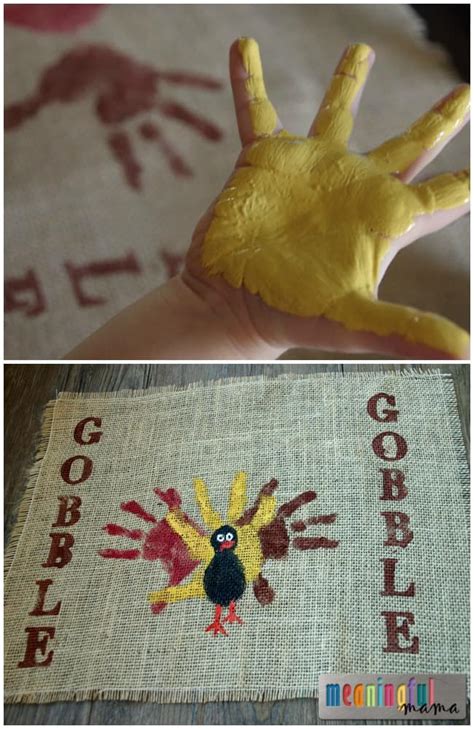 Handprint Turkey Placemats