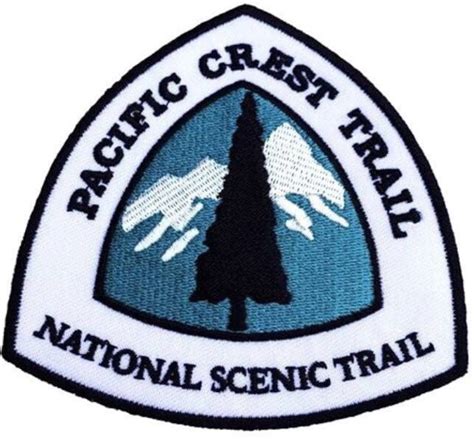 Pacific Crest Trail National Scenic Trail Patch 3 5 Inch Iron Sew On