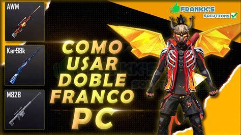 C Mo Disparar R Pido Con Doble Franco Awm M B Kar K En Free Fire