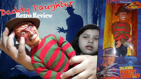 Talking Freddy Krueger Daddy Daughter Retro Toy Review Unboxing Youtube