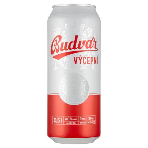 BUDVAR 10 světlé výčepní 0 5l plech 4 1 Plechovkové pivo 0 5l JASO