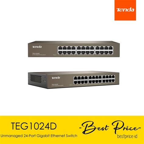 Jual Tenda Teg D Gigabit Switch Hub Teg D Rackmount Besi Dlink