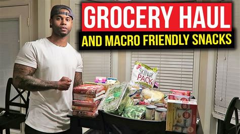 What I Eat To Build Muscle Bodybuilding Grocery Haul Youtube