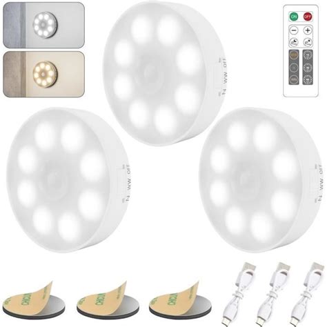 Packs Dimmable Lampe Detecteur Mouvement Avec T L Commande