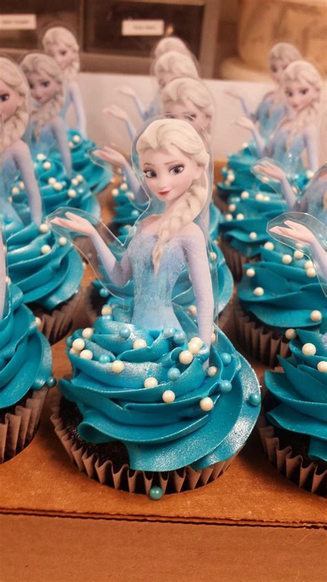 Elsa Cupcakes Frozen Theme Cupcake Cakes Birthday Party Themes