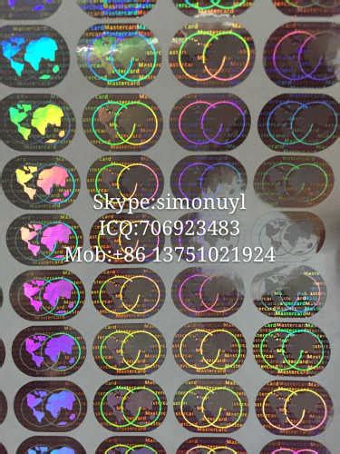 MasterCard hologram sticker reasonable price 002 manufacturer from ...