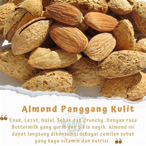 Jual Gr Almond Panggang Kulit Buttermilk Creamy Almond Roasted