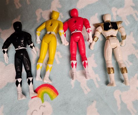 Set of 4x 90s Power Rangers - Etsy