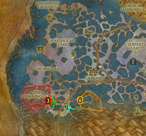 Wow Tbc Classic Alliance Guide Zangarmash Outland Leveling