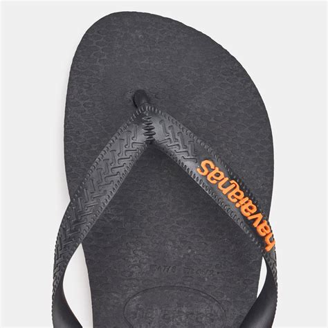 Mens Top Logo Filete Flip Flops Black Havaianas In Dubai And Uae Sss