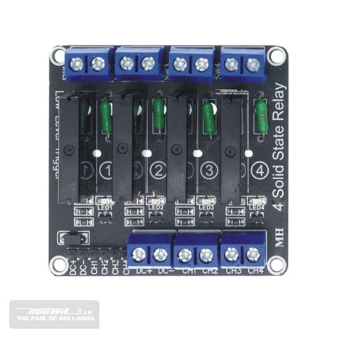 Solid State Relay Module Ssr 4 Channel Chinahub Lk