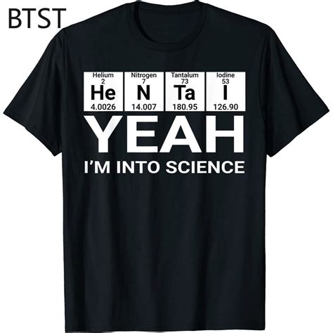Yeah I m Into Science Hentai Lover T 恤街頭服飾男士 Grunge T 恤超大號時尚 蝦皮購物