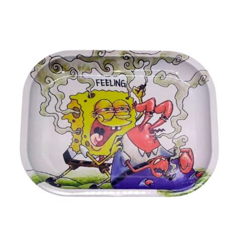 Bandeja Metal Bob Esponja 420 Chica Tomaco Grow Shop