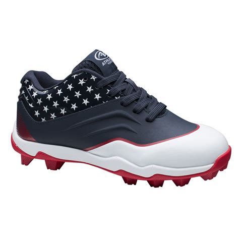 Athletic Works Youth Unisex Baseball Cleats, Navy Kids - Walmart.com