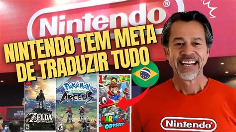 BOMBA NINTENDO TEM META DE TRADUZIR TODOS OS JOGOS PARA PORTUGUÊS DO