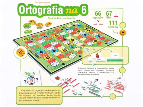 Gra Planszowa Edukacyjna Ortografia Na Gr Sklep Jokomisiada