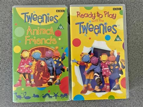 Bbc Video Tweenies Animal Friends And Ready To Play 1998 Pal Vhs 972