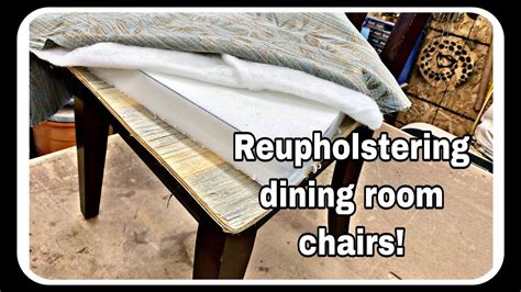 How To DIY Reupholstering Dining Room Chairs