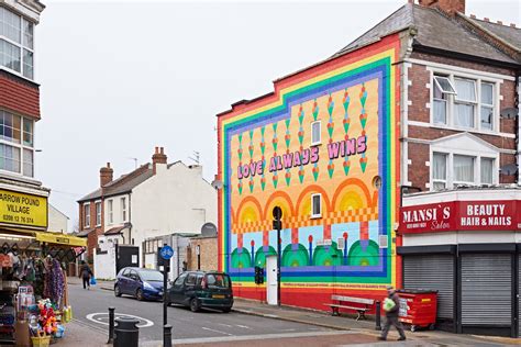 Yinka Ilori Love Always Wins Mural The London Mural Company