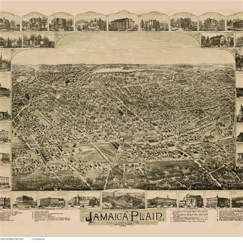 Jamaica Plain Map - Etsy