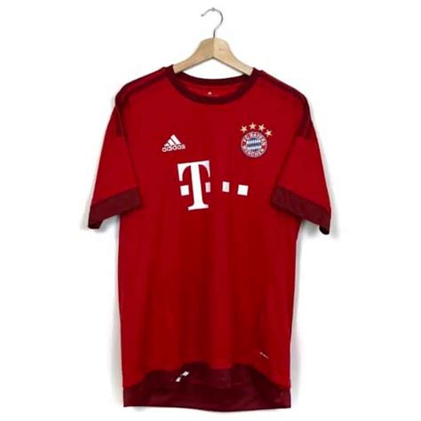 Maillot Vintage Authentique 2015 16 Bayern Munich Domicile L