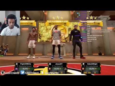 FlightReacts Dropped Off TryHards Clutch Big Shots In NBA 2k19 Stage